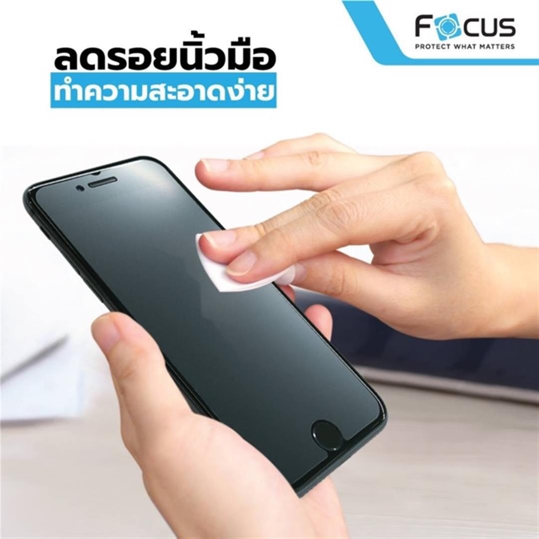 FOCUS กระจกด้าน ฟิล์มกระจก ด้าน โฟกัส ใช้สำหรับ iPhone 11 Pro Xs X ใบกำกับภาษี