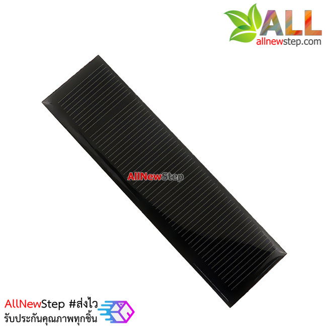โซลาเซลล์ Solar panel solar cell ขนาด 100x28mm 5.5V 60mA