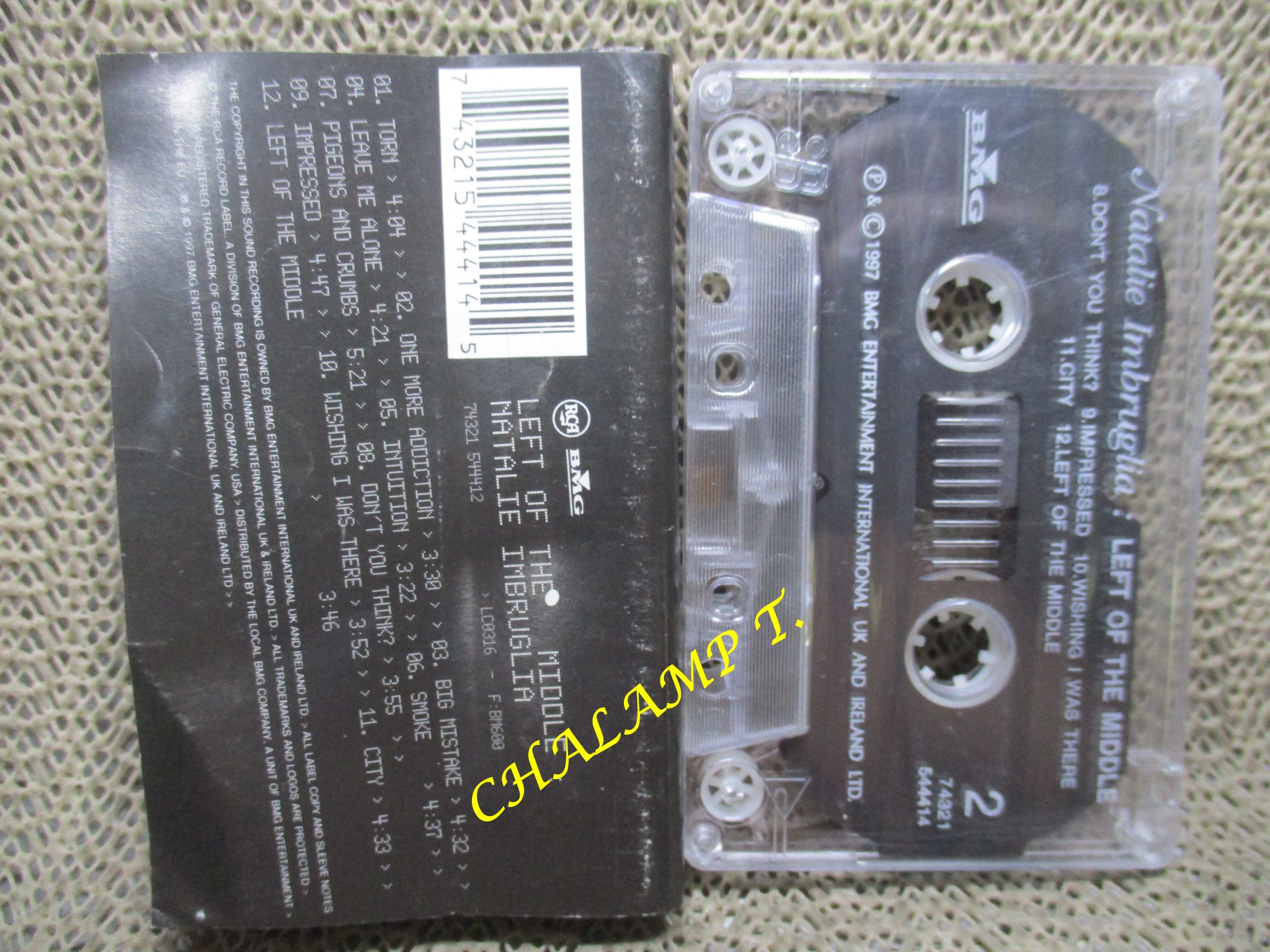 เทปเพลงสากล Natalie Imbruglia - Left of the Middle