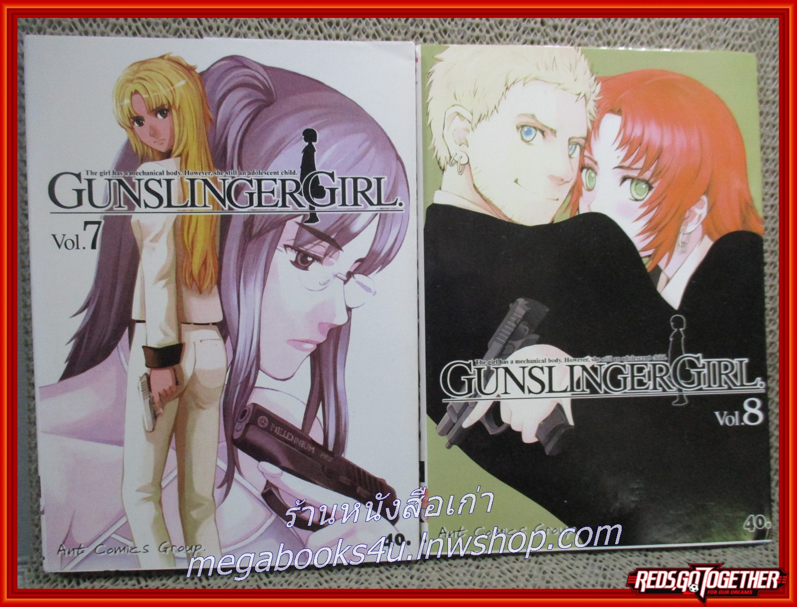 GUNSLINGER GIRL ดอกไม้เพชฌฆาต เล่ม 01-09 สนพ.ANT (15เล่มจบ)