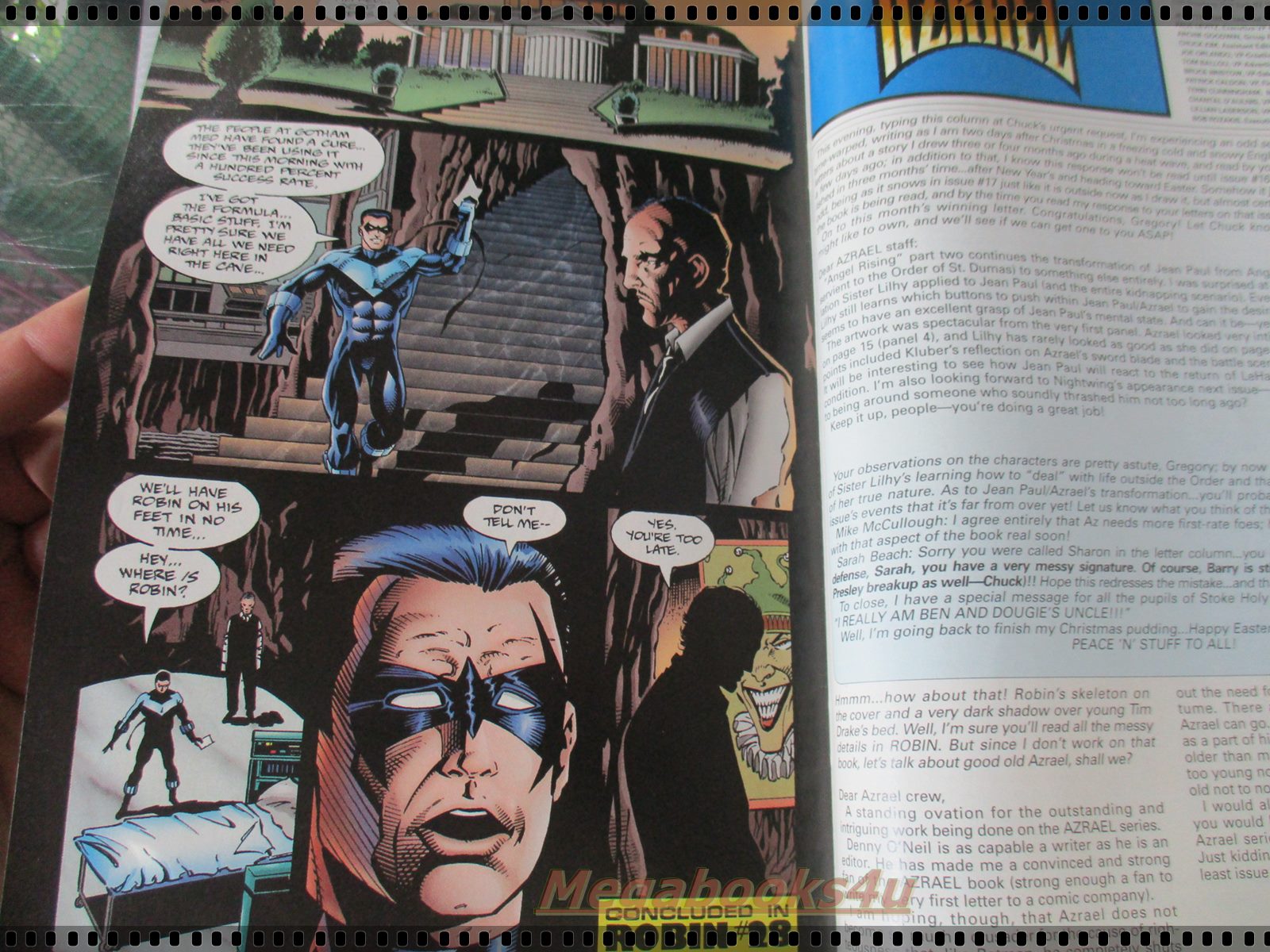 การ์ตูน DC comics การ์ตูนภาษาอังกฤษ แบทแมน BATMAN ฉบับที่ 016 ปี2539 ตอน AZRAEL 10