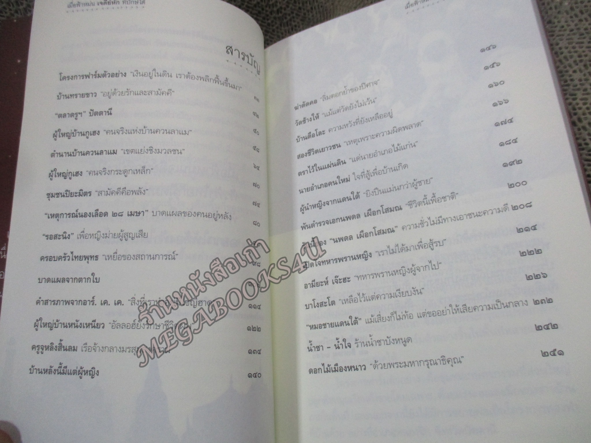เมื่อฟ้าหม่น เจดีย์หักที่ปักษ์ใต้ / วิมลพรรณ ปีตธวัชชัย / สัมผัสกับหลากหลายเรื่องราวในพื้นที่ รวมถึงปัญหาที่เกิดจากการทำงาน ของเจ้าหน้าที่รัฐในหลายเหตุการณ์