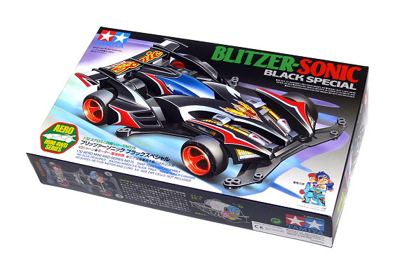 Mini 4WD BLITZER-SONIC BLACK SPECIAL (ไม่มีมอเตอร์)