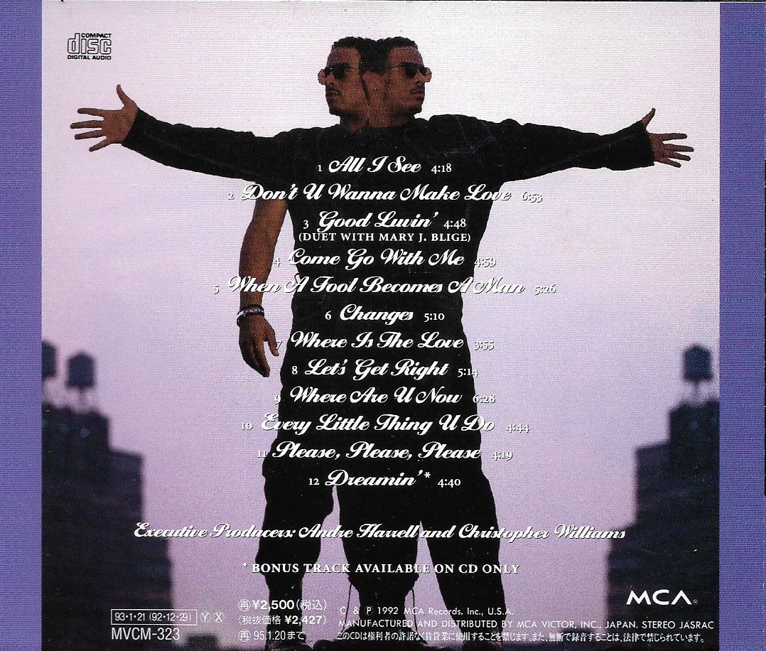 Used CD,Christopher Williams - Changes (A+)(1992)(Japan)