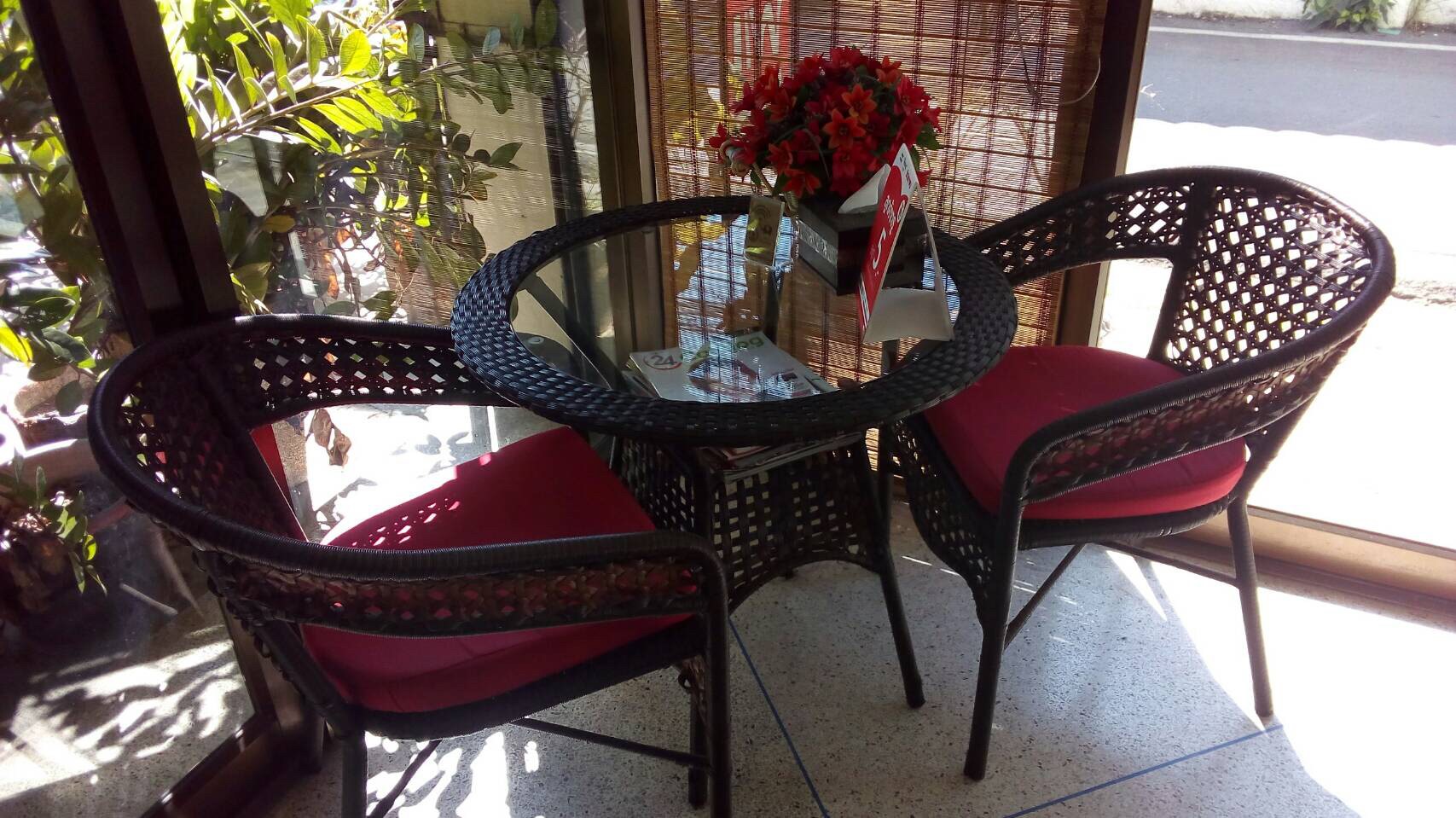 ชุดรับประทานอาหารหวาย ชุดโตีะเก้าอี้ทานข้าว โต๊ะกาแฟ coffee table โต๊ะทานข้าวหวายเทียม เฟอร์นิเจอร์ห้องอาหาร ชุดโตีะห้องอาหาร โต๊ะรับประทานอาหาร 11