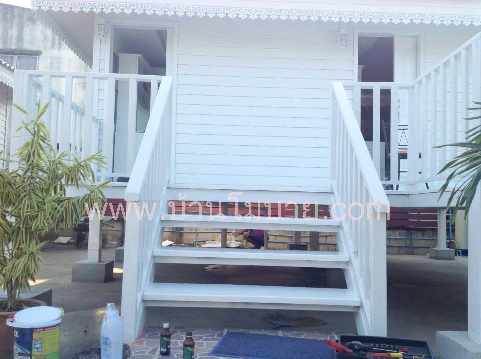 บ้านน็อคดาวน์ ขนาด 4*6 เมตร พร้อมระเบียง 2*6 เมตร (1 ห้องนอน 1 ห้องน้ำ 1 ห้องนั่งเล่น)