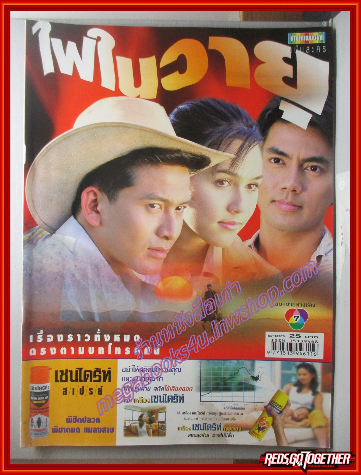 นิตยสารเรื่องย่อละครโทรทัศน์ ไฟในวายุ ปี2547 ณัฐวุฒิ สกิดใจ อารยา เอ ฮาร์เก็ต