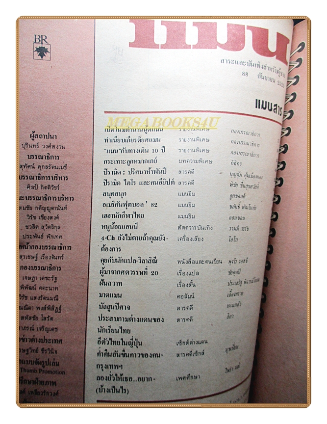 นิตยสารแมน ฉบับที่088 2525 สภาพดี