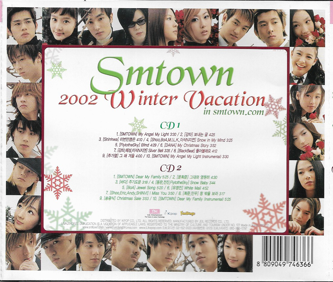 CD,Smtown Winter Vacation (2CD)(Christmas)(Various Artists)(2002)(Korea)