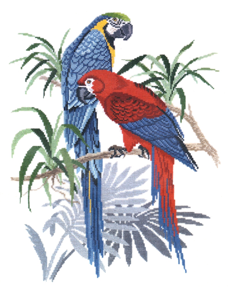 Eva Rosenstand ชุดปัก Blue Macaws