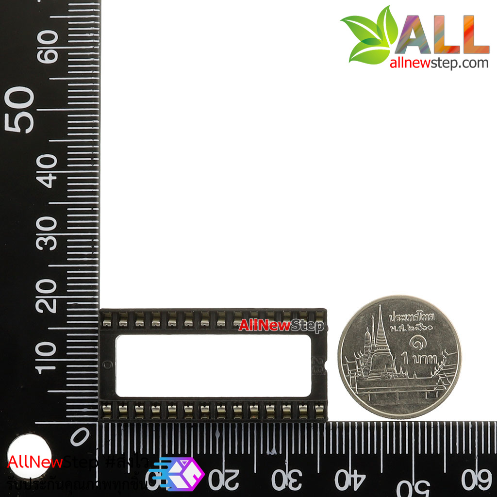 socket 28 ขา แบบกว้าง socket 28p wide