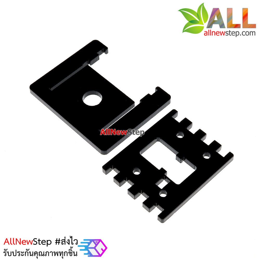 Raspberry PI Raspberry Pi Camera Mount Adjustable Pi Camera Mount สีดำ + น็อต