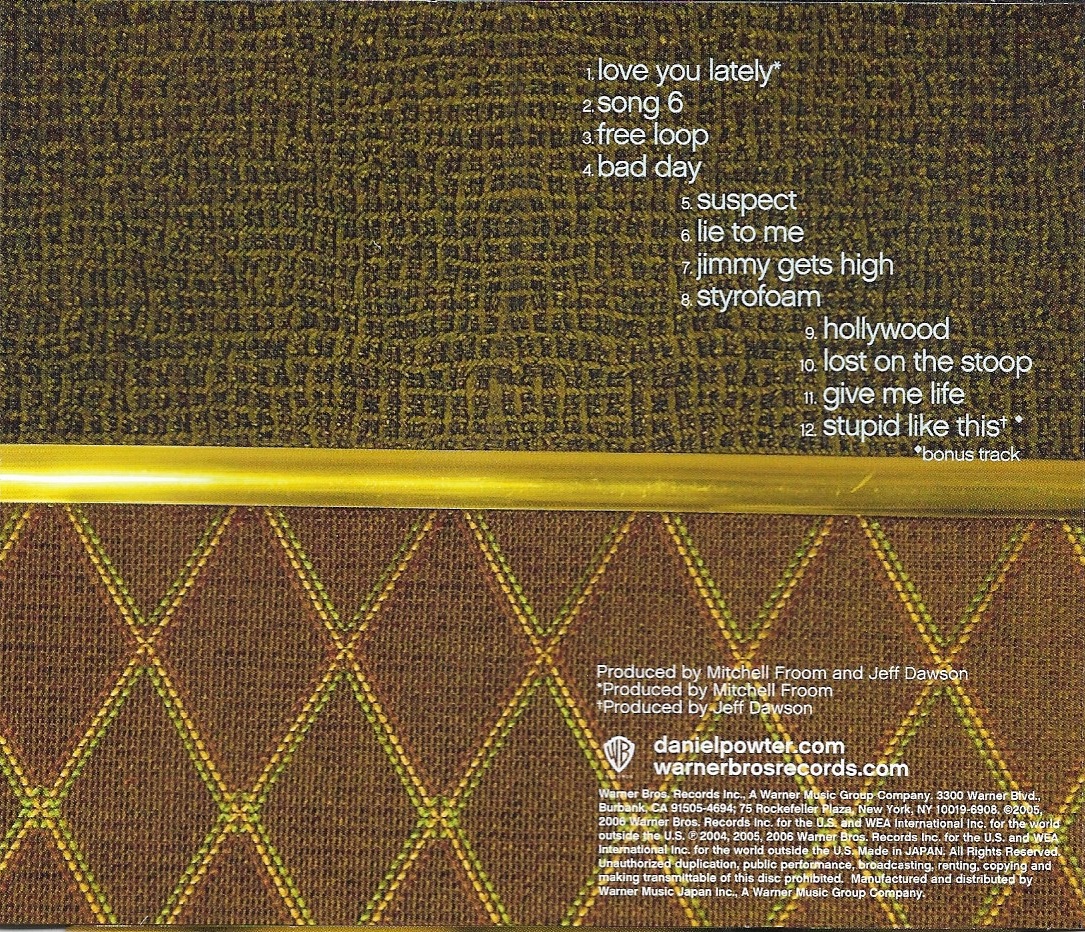 Used CD,Daniel Powter - DP Daniel Powter (B)(2006)(Japan)