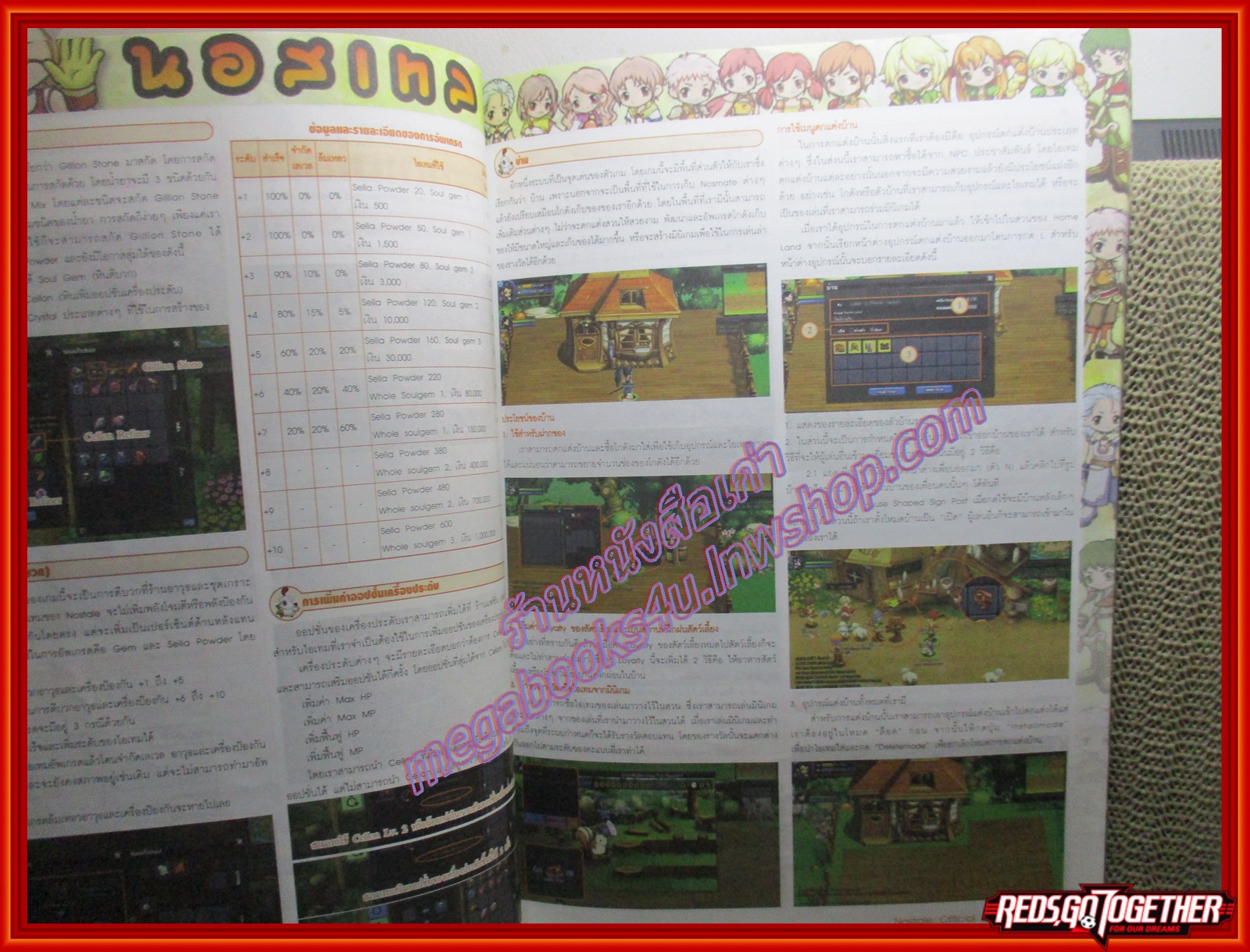 หนังสือคู่มือเกมส์ NOSTALE นอสเทล