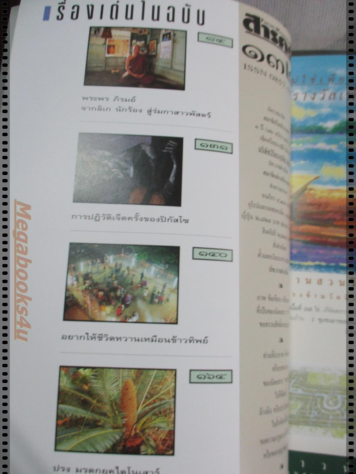 นิตยสารสารคดี ฉบับที่132 ปีที่11 กุมภาพันธ์ 2539 รถถัง,อุทยานแห่งชาติจิตวัน,ล่องน้ำอู,ร้อยเอ็ด,