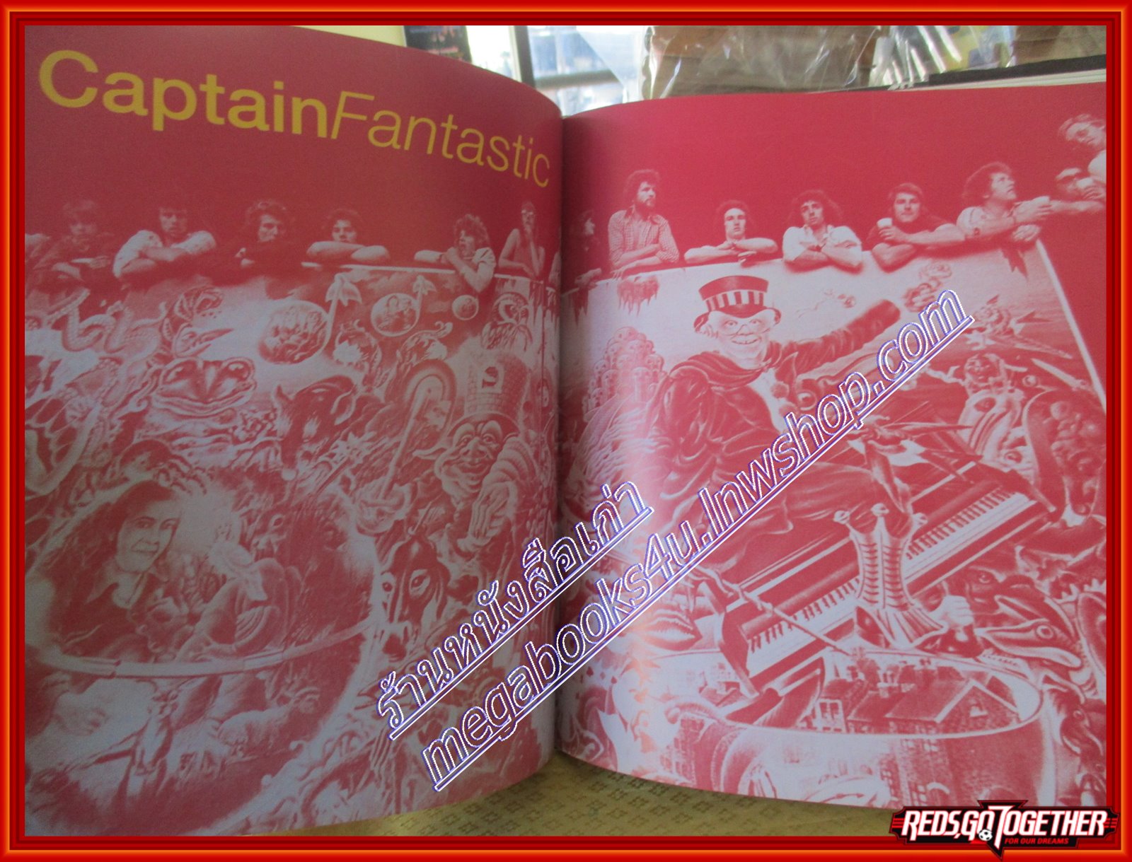 หนังสือ 25ปี เอลตัน จอห์น ELTON JOHN 25YEARS IN THE CHARTS ปกแข็ง พร้อมใบหุ้มปก