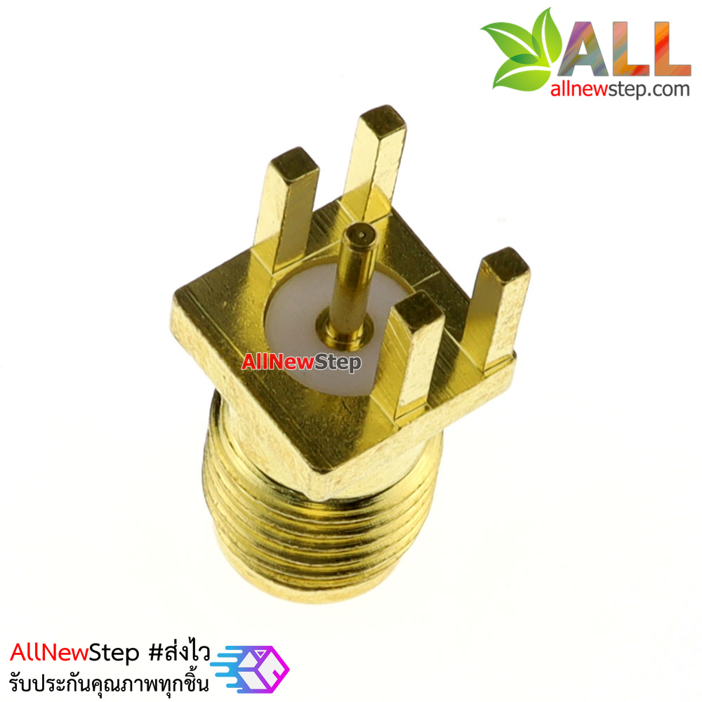 Edge Mount PCB Board Receptacle RP SMA Jack Connector Adapter ตัวผู้