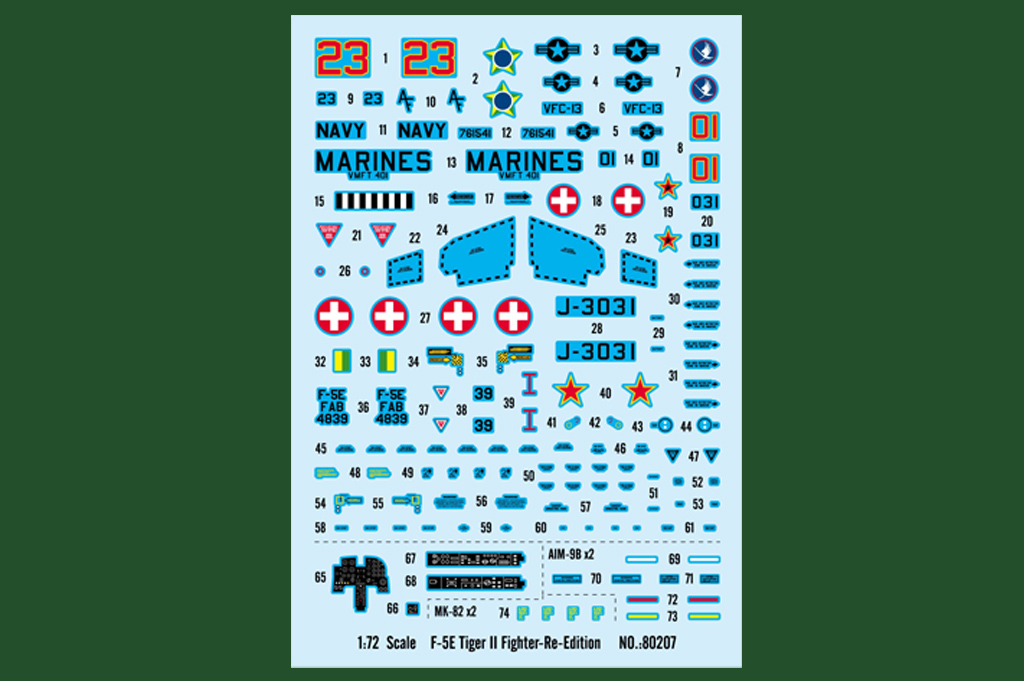 1/72 F-5E Tiger II Fighter