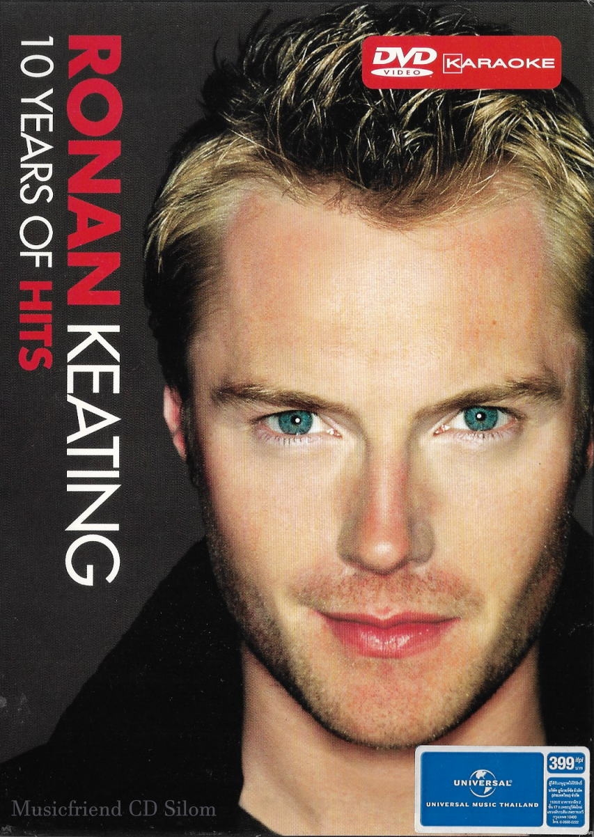 DVD Karaoke,Ronan Keating - 10 Years of Hits(Boyzone(สากล)(ดีวีดี คาราโอเกะ)(2007)