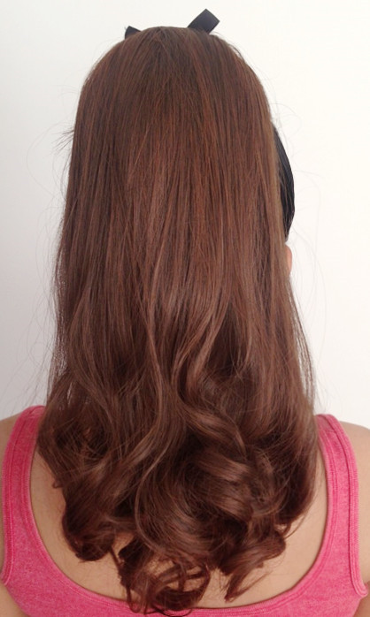 K306 หางม้า เเบบผูก จัดเเต่ง ให้เป็นสวอล หรือจะหวีให้ลอนคลายก็ได้ สวยเป๊ะเหมือนกัน