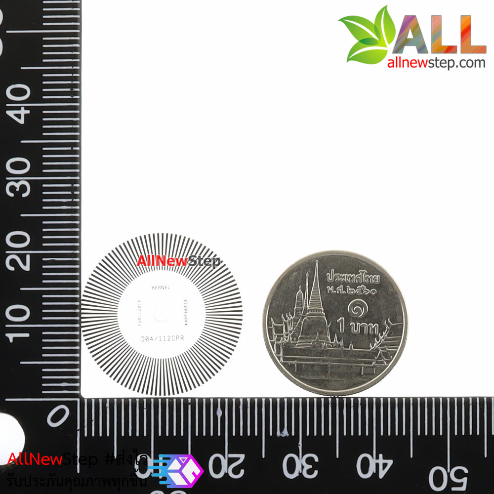 แผ่นจานพลาสติกนับรอบ 112 grid speed code disk photoelectric encoder smart car motor code plate