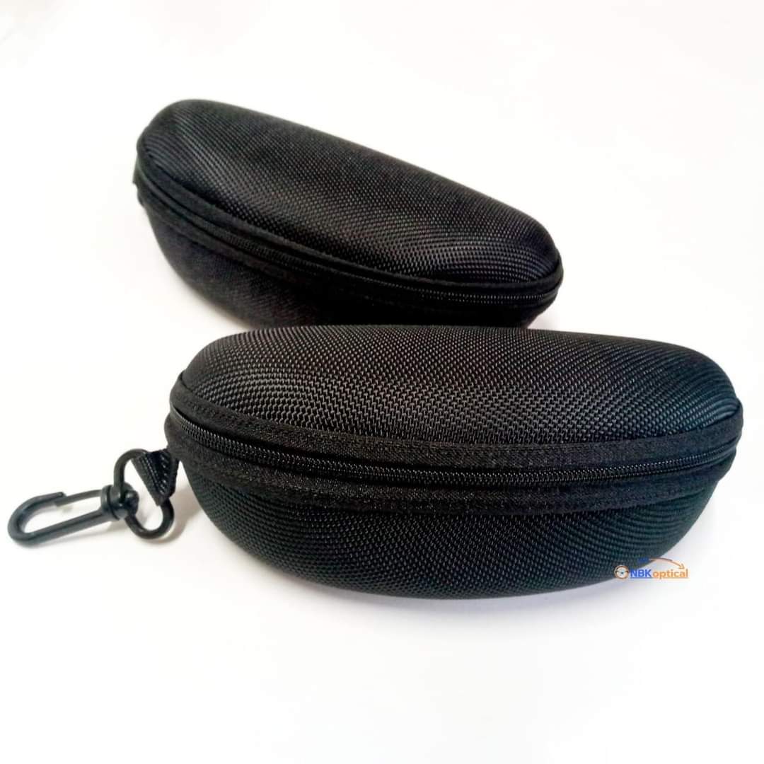 กล่องแว่นกันแดดซิป สีดำ แพ็ค 10 ใบ