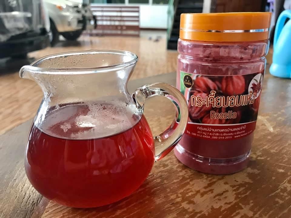 กระเจี๊ยบบด แท้100% ❤️หอมชื่นใจมาก