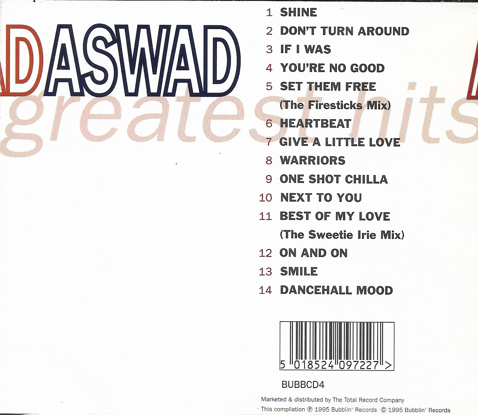Used CD,Aswad - Greatest Hits (A+)(1995)