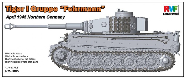1/35 Tiger I Gruppe "Fehrmann" April 1945 Northern Germany