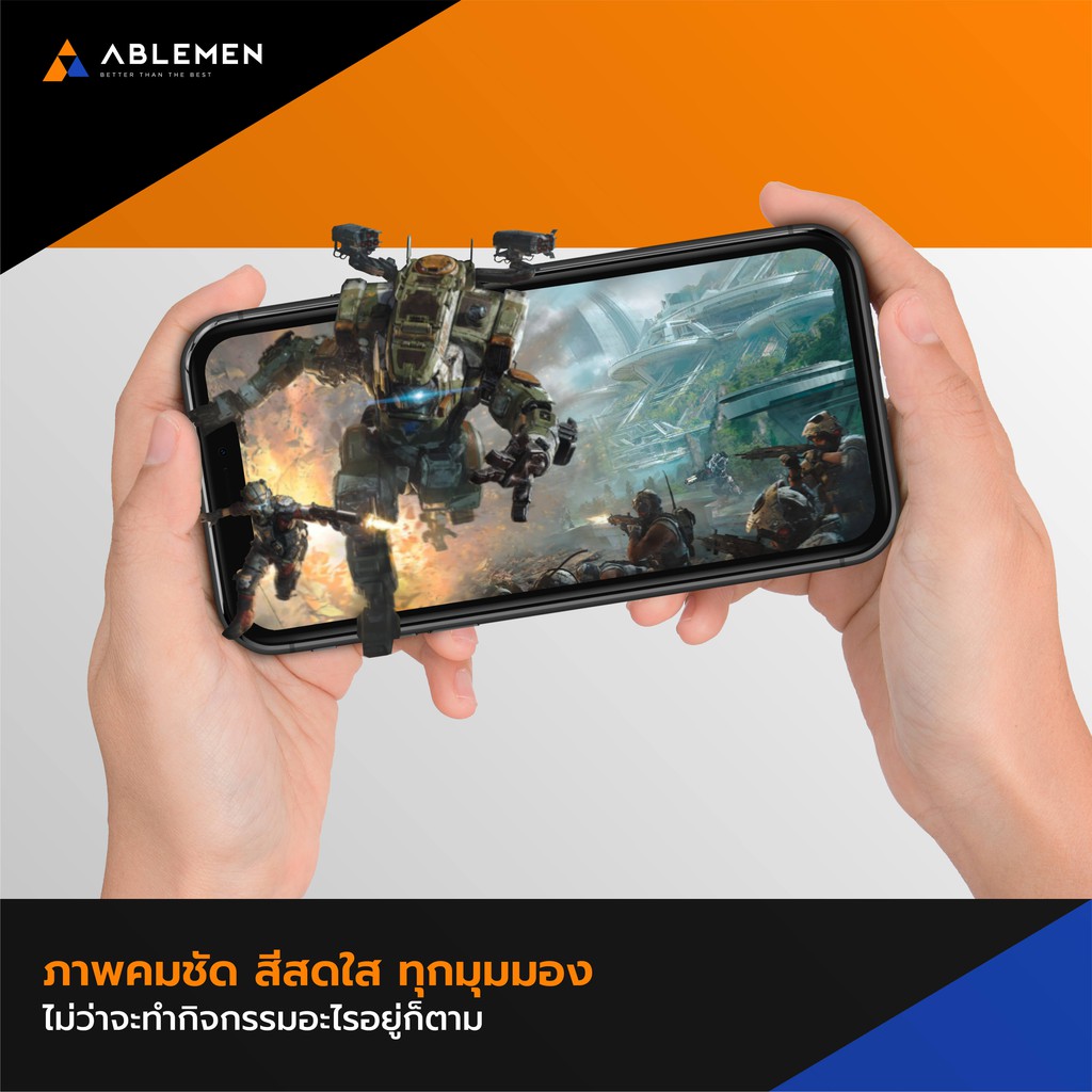 ABLEMEN Flexiglass Curved ฟิล์มเคลือบผิวกระจก เต็มจอ ใช้สำหรับ iPhone 11 Pro X Xs ใบกำกับภาษี