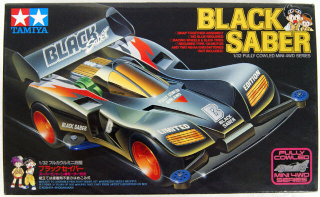 Mini 4WD BLACK SABER (ไม่มีมอเตอร์)