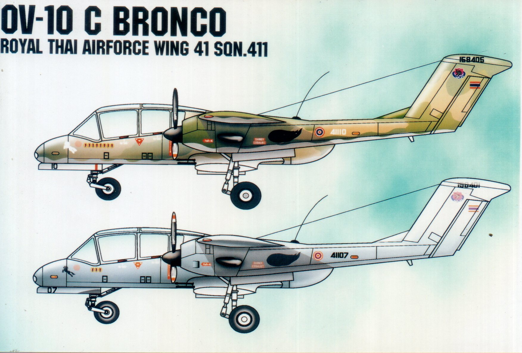 DECAL 1/48 OV-10 BRONGO ROYAL THAI AIR FORCE
