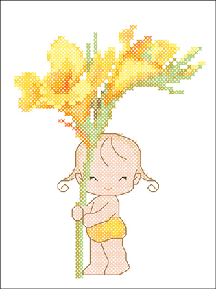 Nattee ชุดปัก น้องดอกไม้ 1