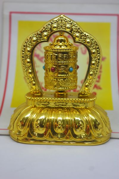 กระบอกมนตราโซล่าเซลล์ ( Solar cell Prayer Wheel )