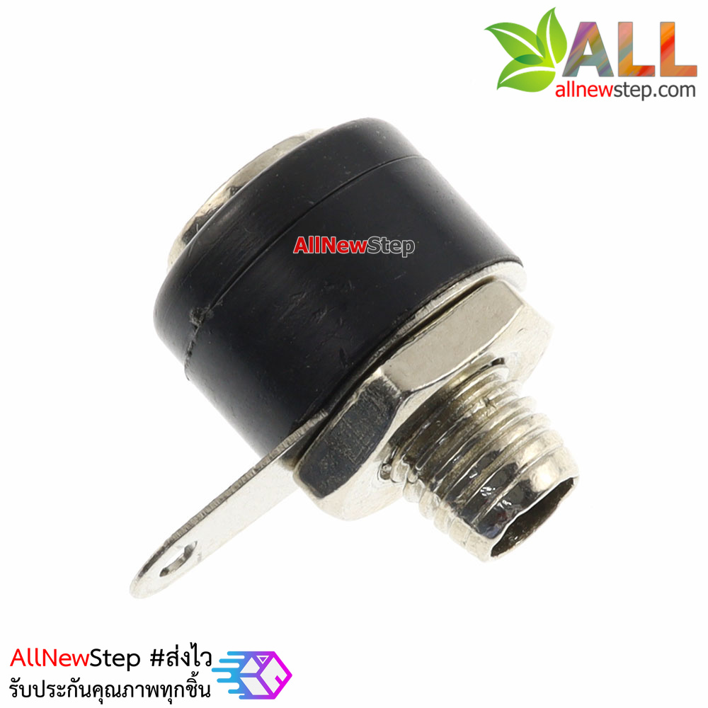 Banana socket banana plug 4MM banana head แจ๊กแบบกล้วย บานานาปลั๊ก ตัวเมียขนาด 4mm สีดำ