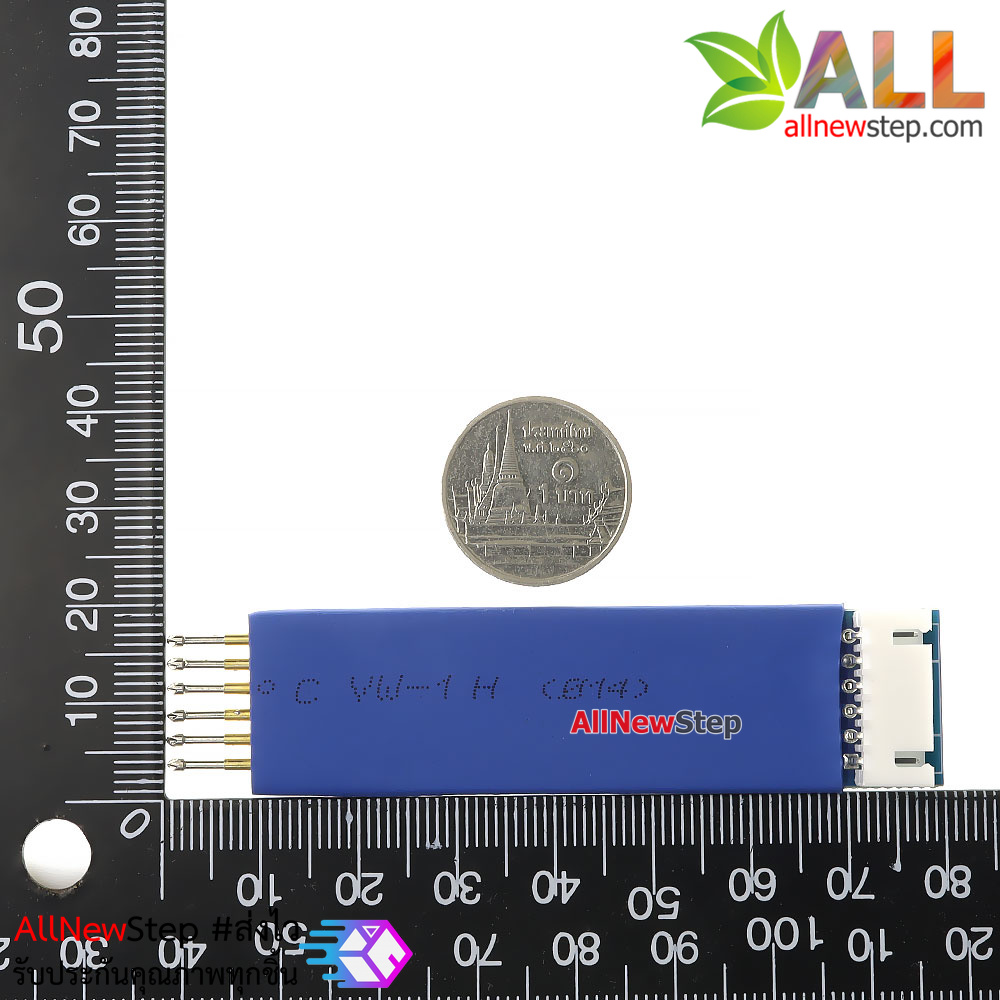 หัวต่อ TEST PIN 2.54mm 6 ขา test pin 6p spring supports Arduino ESP8266 STM32 STM8 MCU
