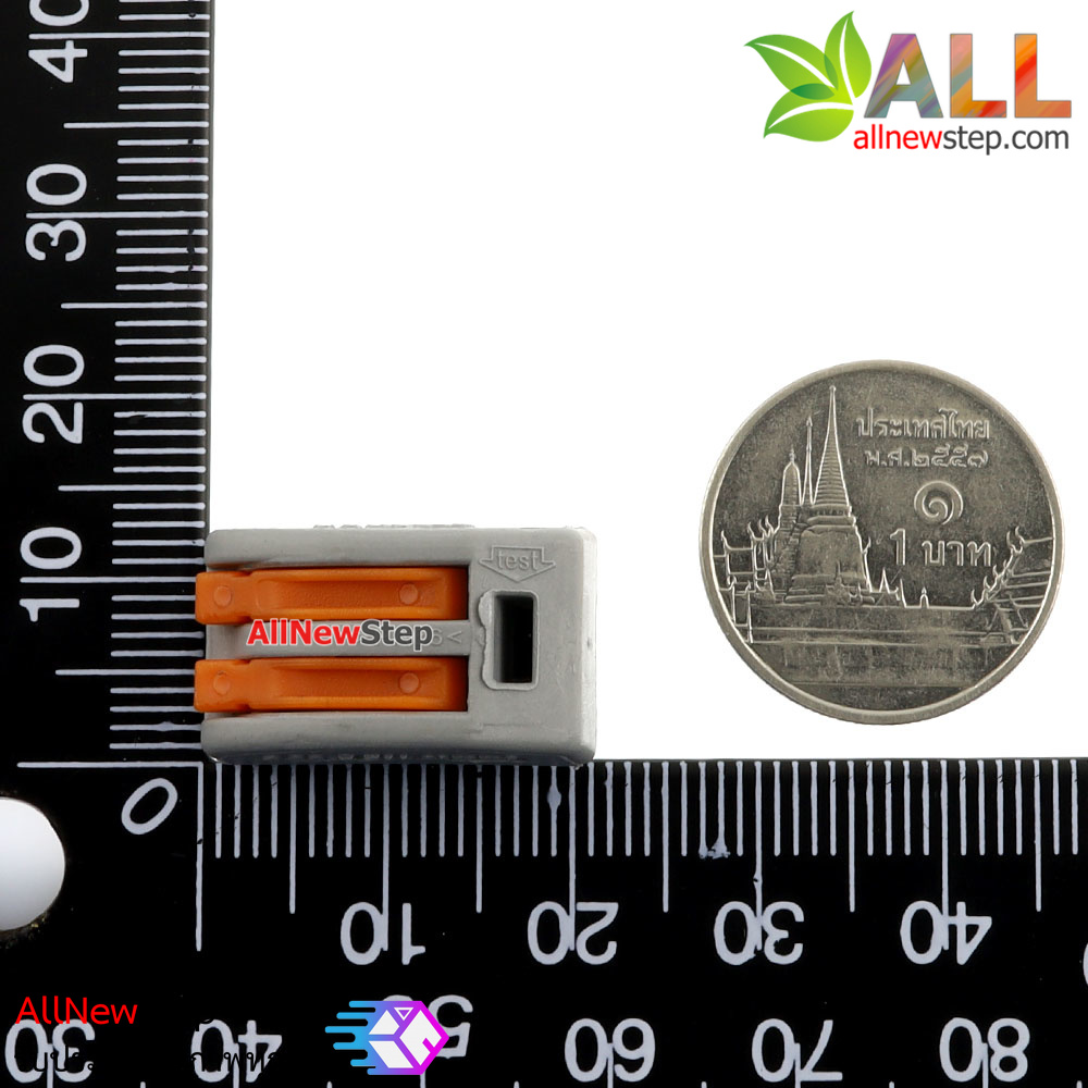 Wire connector quick terminal 0.75-4 square splitter PCT-215 Jack ต่อสายไฟแบบเร็ว 2 จุด