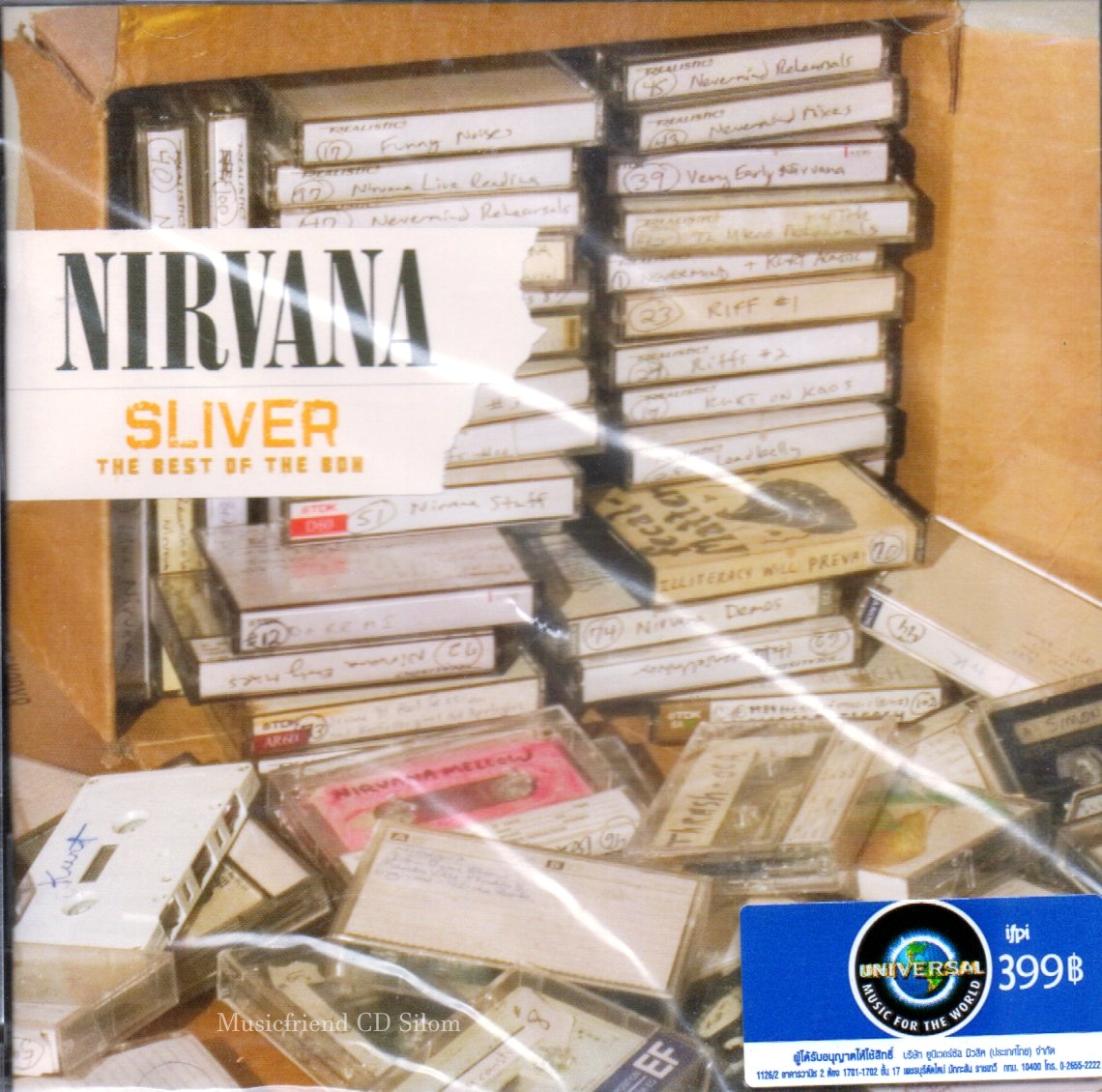 CD,Nirvana - Sliver the Best of the Boh (2005)(Thai)
