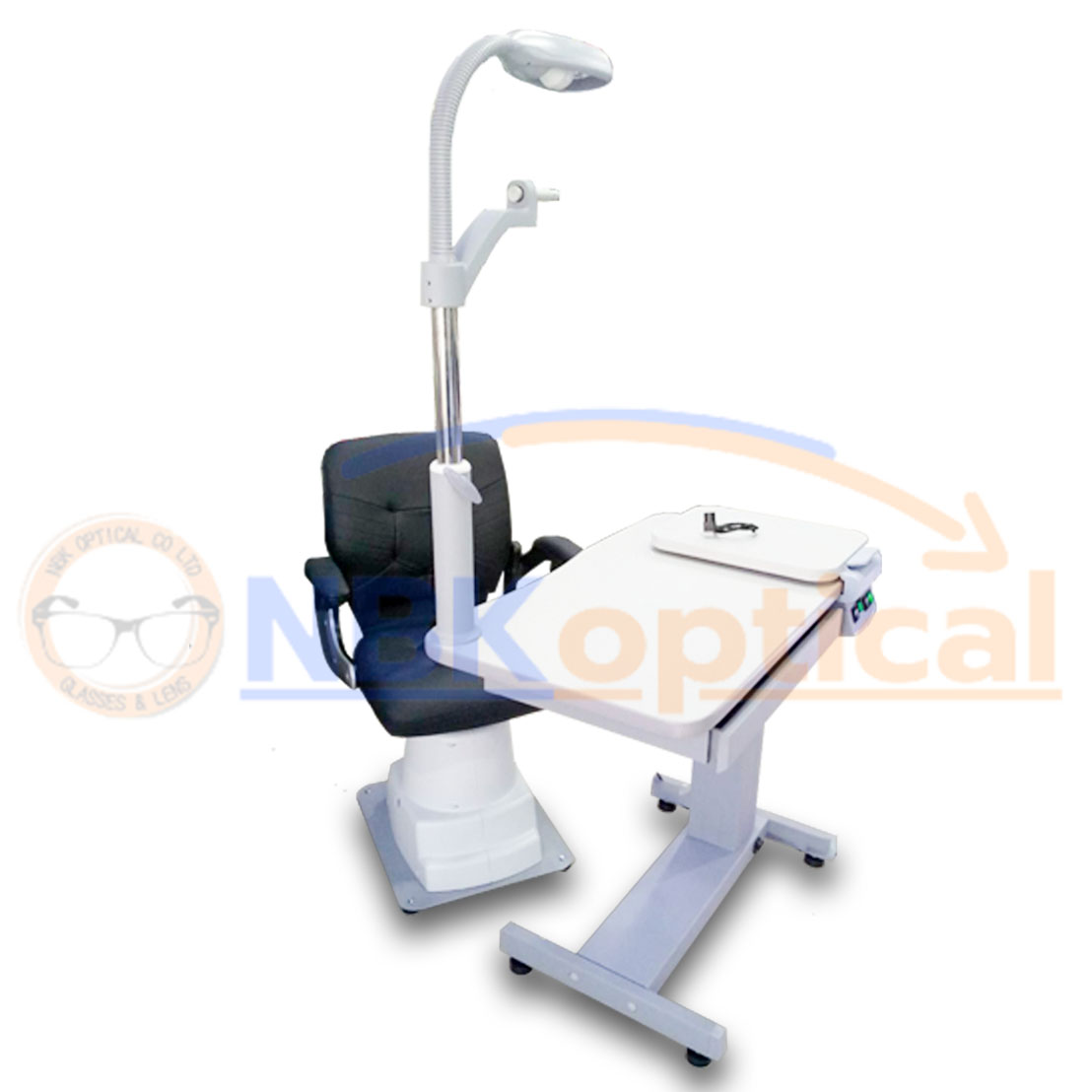 ชุดโต๊ะวัดสายตา C180A พร้อมเก้าอี้ปรับระดับไฟฟ้า