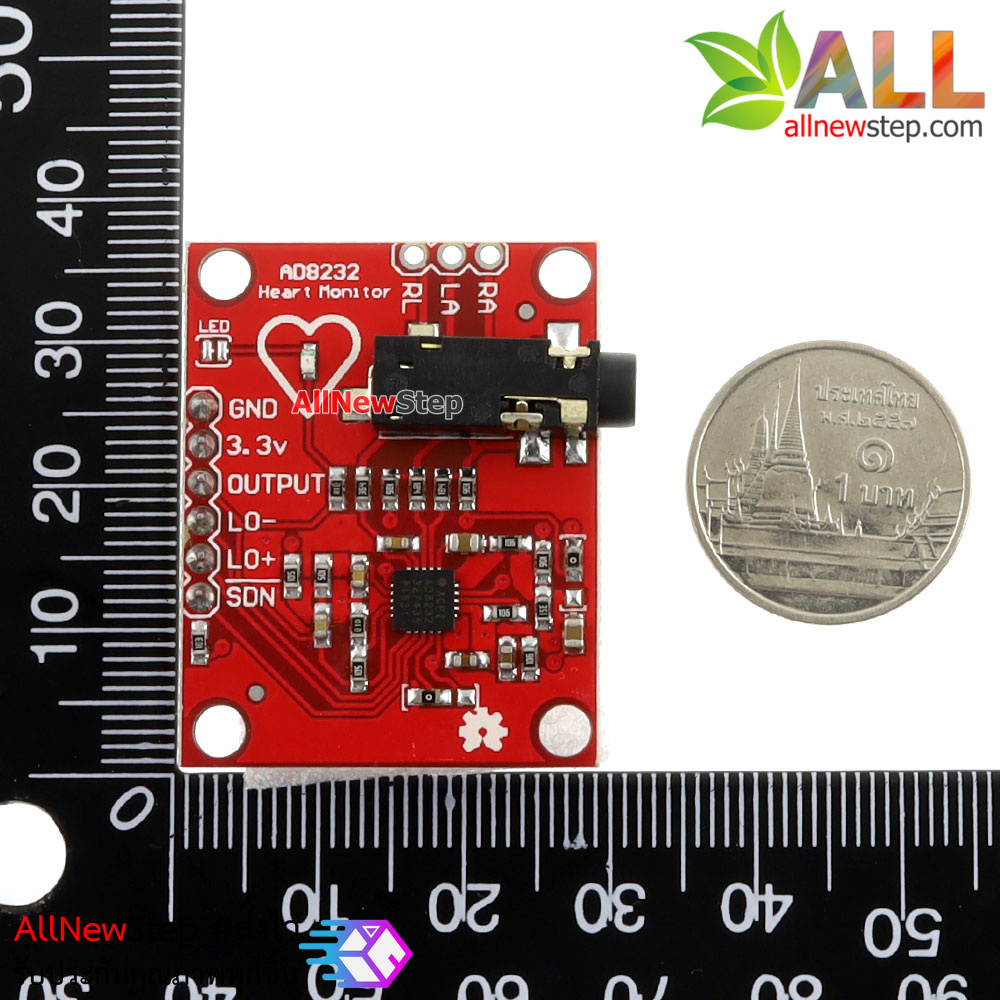 Electrocardiogram ECG Heart Rate Monitor Kit AD8232