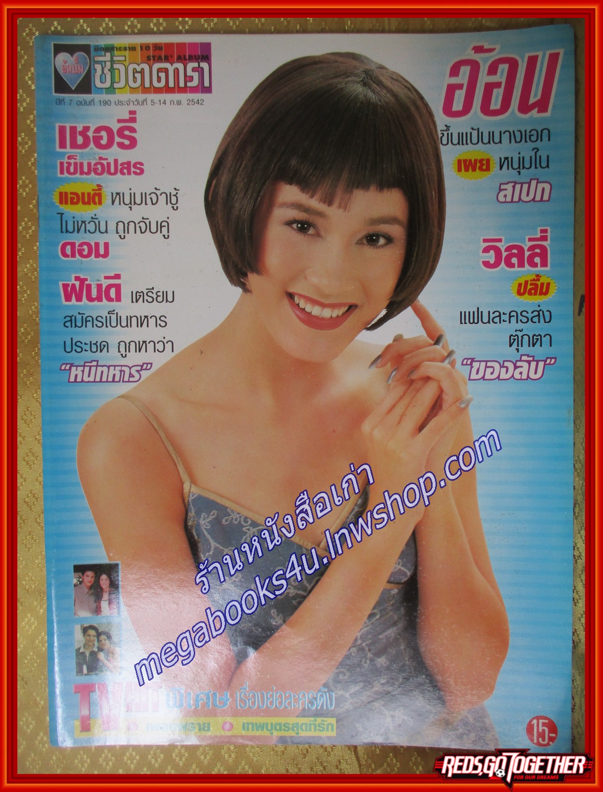 นิตยสารอัลบั้มชีวิตดารา ฉบับที่190 กุมภาพันธ์ 2542 ปก อ้อน เกวลิน