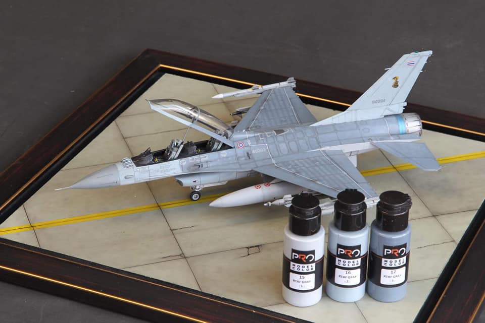 สี PRO COLOR สำหรับ เครื่องบิน F-16 ROYAL THAI AIR FORCE