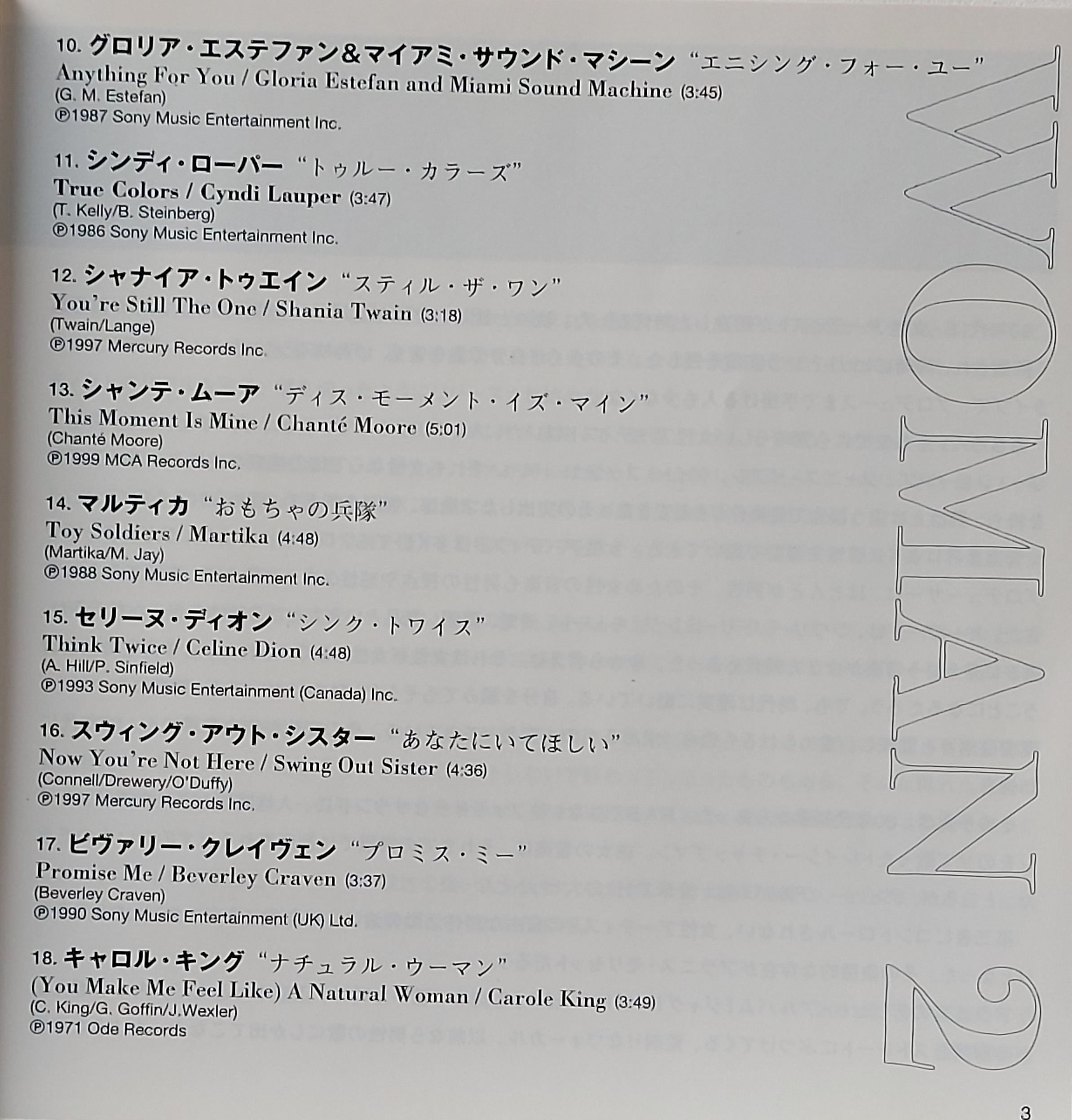 Used CD,Woman 2 (A)(Various Artists)(2001)(Japan)