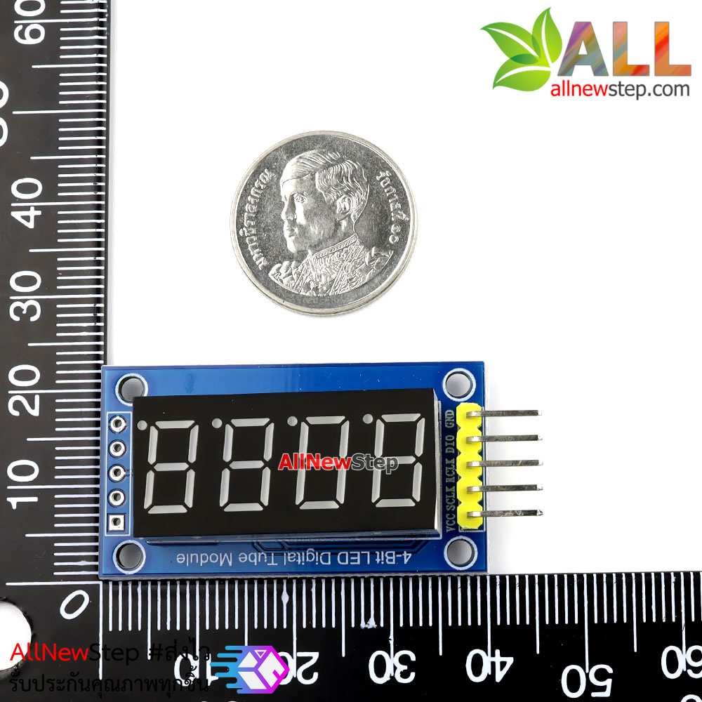 โมดูลแสดงค่าตัวเลข 4 หลัก Four digital tube module LED display