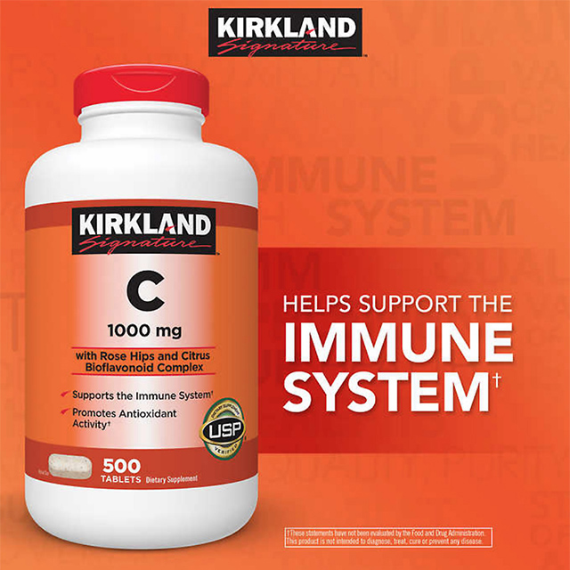 Kirkland Signature Vitamin C 1000 mg วิตามินซี เคิร์กแลนด์