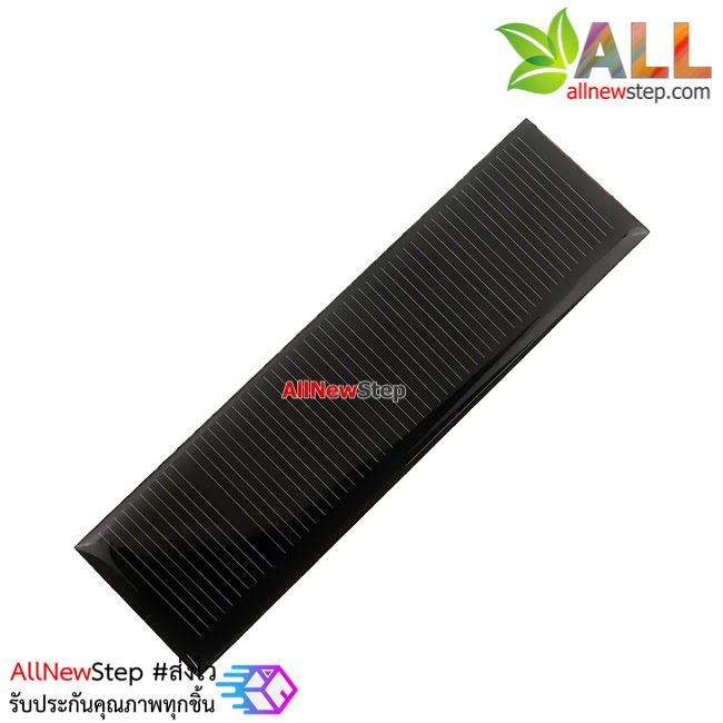 โซลาเซลล์ Solar panel solar cell ขนาด 100x28mm 5.5V 60mA