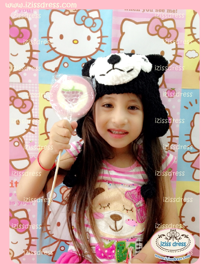 ***พร้อมส่ง***หมวกไหมขนแกะรูปหมีการ์ตูนสีดำ เหมาะสำหรับเด็กแรกเกิด- 5 ปีขึ้นค่ะ