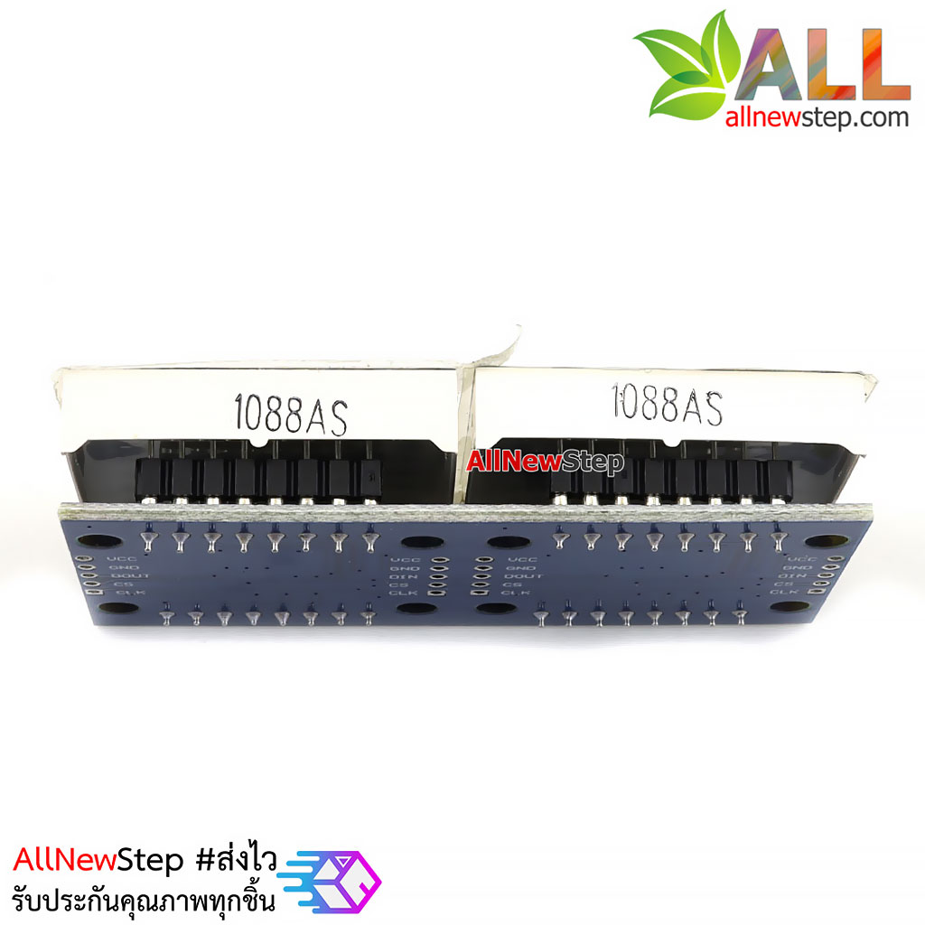 โมดูลจอ LED MAX7219 Dot matrix module 2 จอ สีแดง