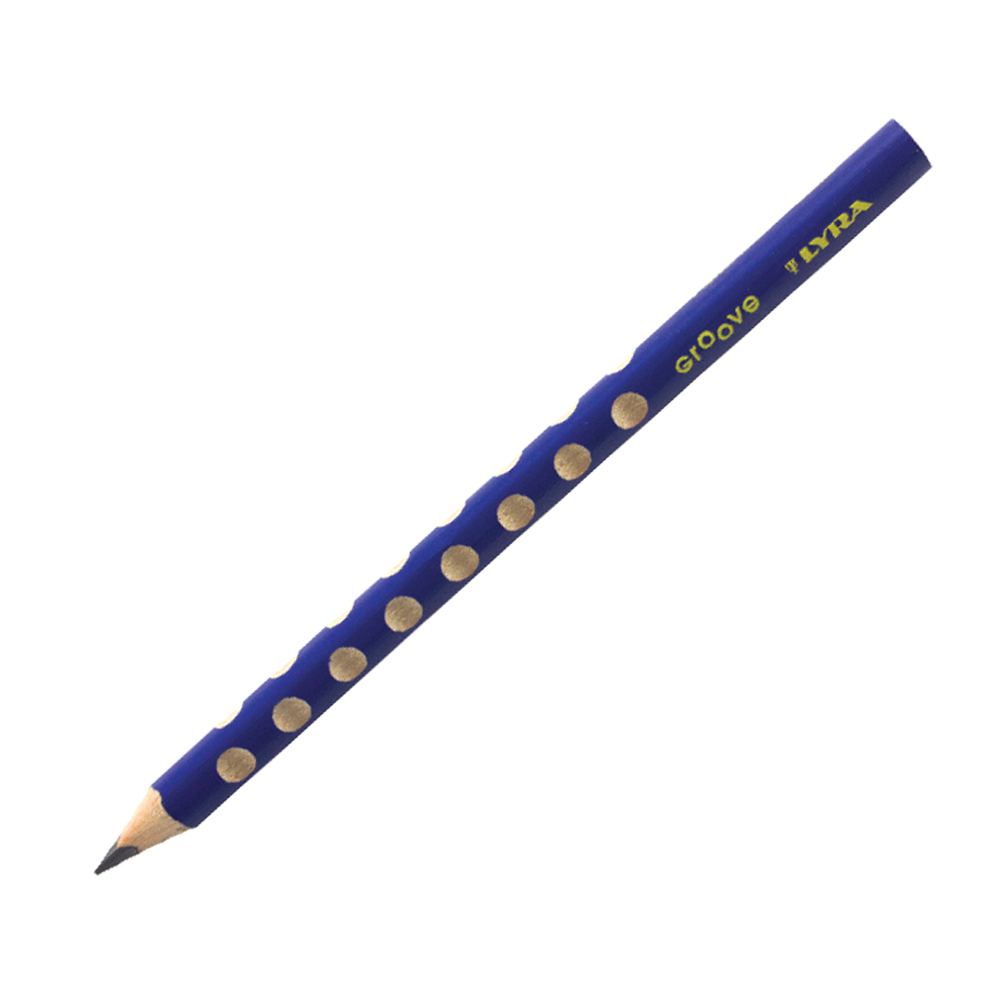 ดินสอสามเหลี่ยมสีดำ B GROOVE จัมโบ้ แท่งยาว กล่อง 12 แท่ง