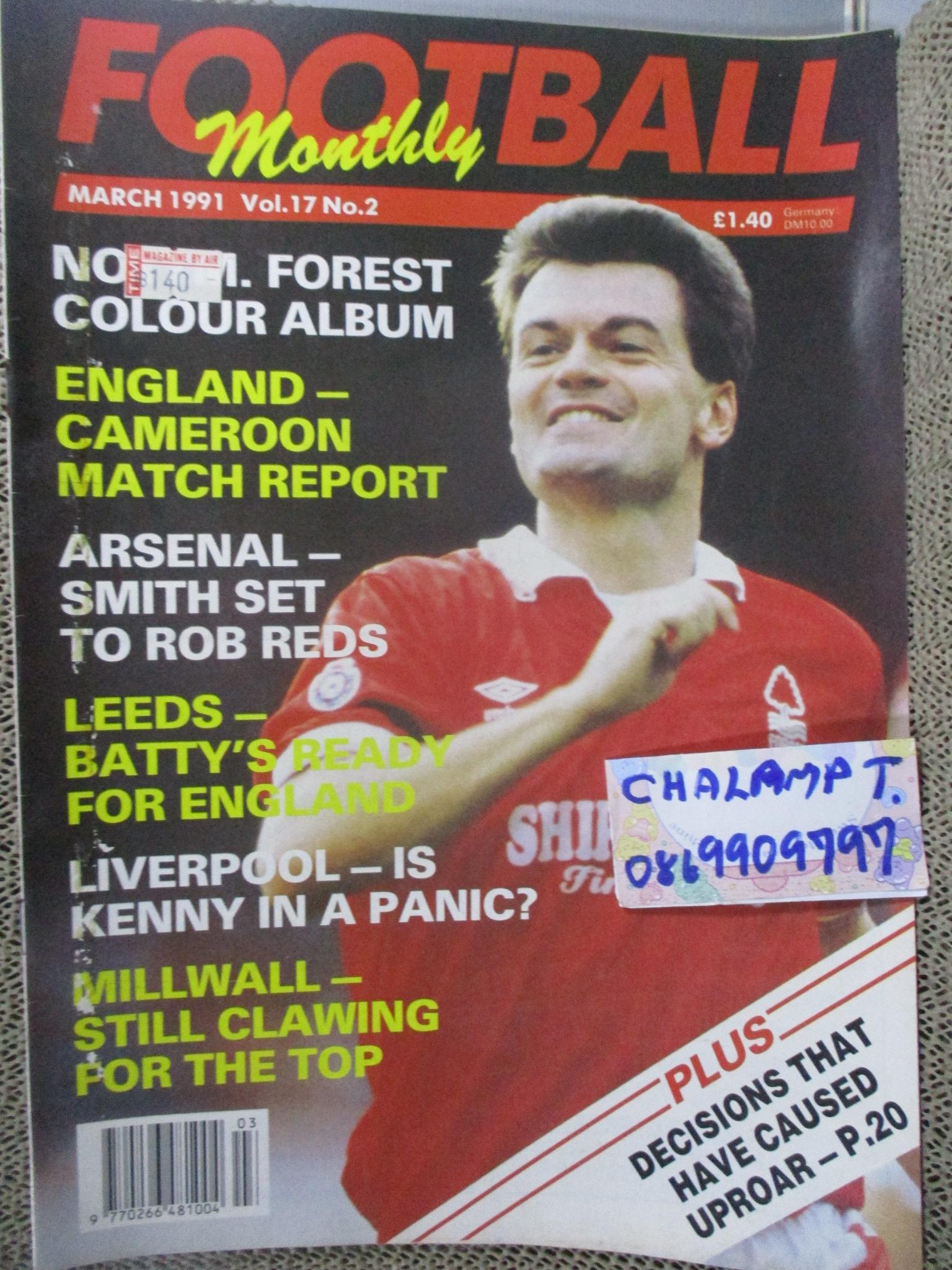 FOOTBALL MONTHLY VOL.17 NO.02 ---สตาร์ซอคเกอร์ ฟุตบอล